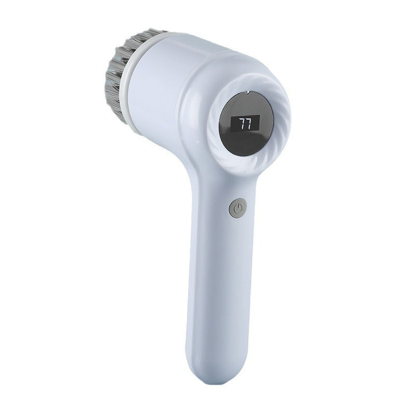Electric Cleaning Brush Set with Multiple Interchangeable Heads